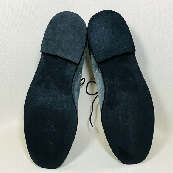 Stuart McGuire Gray Suede Leather Laceup Shoes 9B